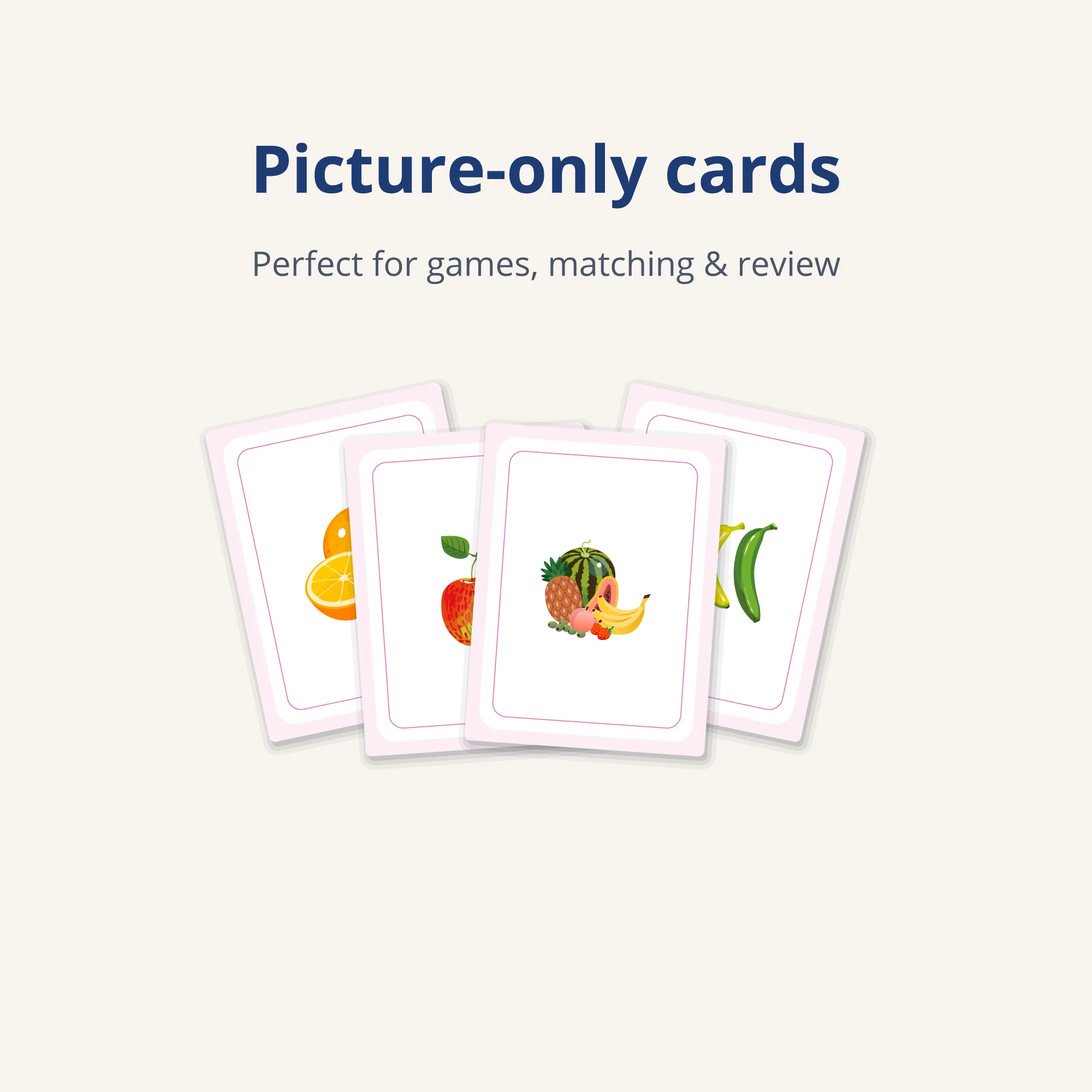 Chinese Fruit Flashcards — 24 Words (PDF) — picture cards